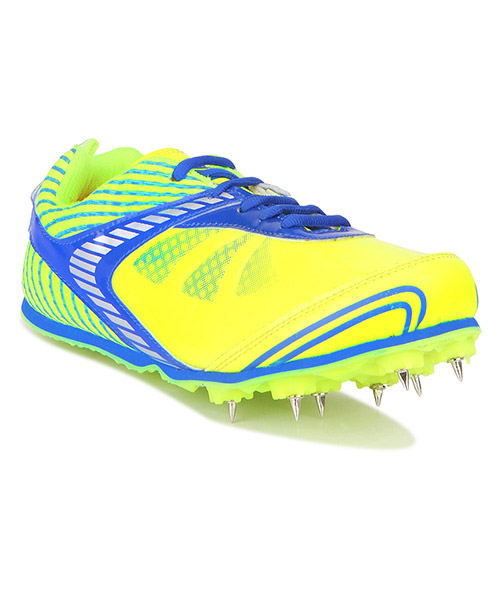 Running Spikes Shoes - Green \u0026 Yellow 